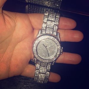 Synthetic diamond watch